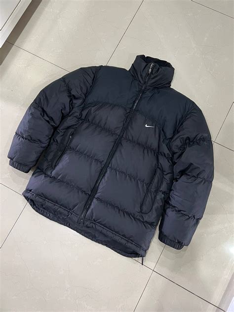 Nike Vintage Nike Swoosh Puffer Jacket Y2K/YKK | Grailed