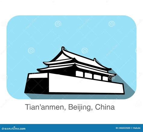 The Famous Tiananmen Square In Beijing China Home To Historical