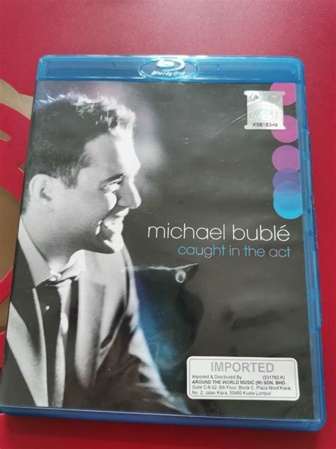 Michael Buble Caught In The Act Original Bluray Hobbies And Toys Music