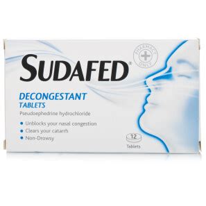 Sudafed Decongestant Tablets for Cold and Flu | Chemist Direct