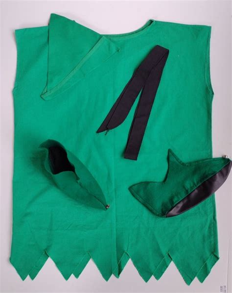 Vintage Adult Green Elf Halloween Costume - Peter Ala… - Gem