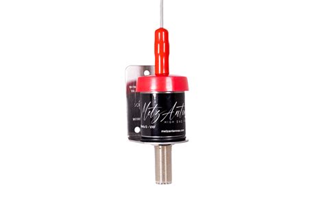 Metz Manta Ais Marine Antenna Whip With Stainless Steel L Bracket