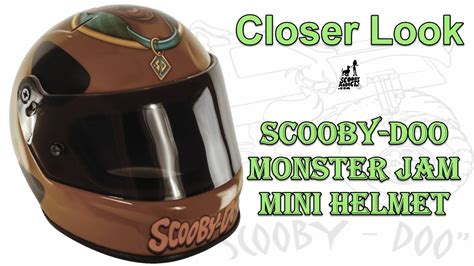 Scooby Doo Monster Jam Mini Helmet Closer Look Youtube