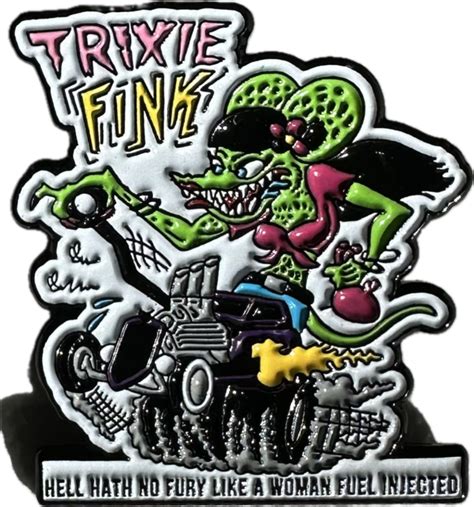 Trixie Fink Pin Ed Roth S Rat Fink