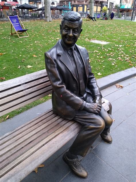 Mr Bean Statue In Leicester Square London Nickey S Circle