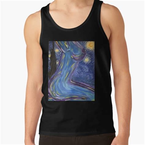 Starry Side Boob Tank Top By Longleglily Redbubble