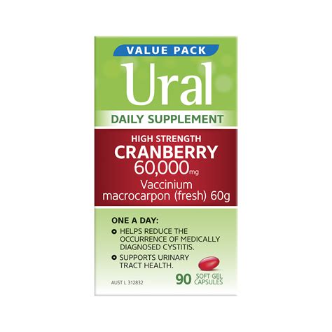 Ural High Strength Cranberry Capsules Wholelife