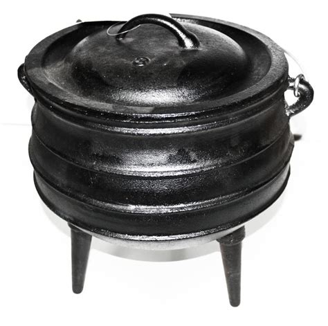 Round Bottom Potjie Pot With Legs Cajun Classic Cast Iron