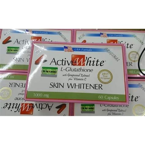 Active White Capsule L Glutathione Skin Whitener Shopee Philippines