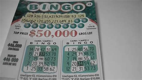 2024 03 17 Ontario Lottery Olg Instant Scratch Ticket 3039 3 Bingo 001 Asmr Part 2 Youtube