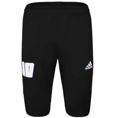 Cal O Adidas Futebol Messi Masculino Hi Preto Vermelho Botoli