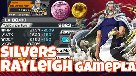 Rayleigh Gameplay Silvers Rayleigh Gameplay Opbr One Piece Bounty