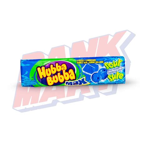 Hubba Bubba Max Sour Blue Raspberry 5pc Dank Mart