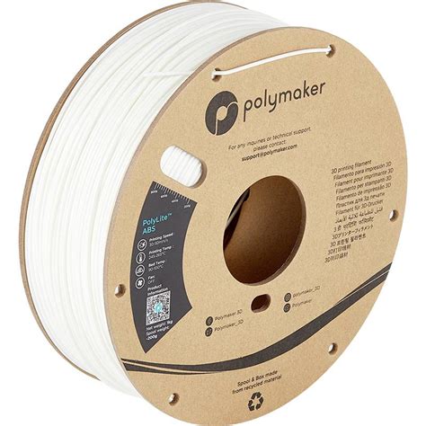 Polymaker PE01012 PolyLite Filament ABS Plastic Odourless 2 85 Mm 1000