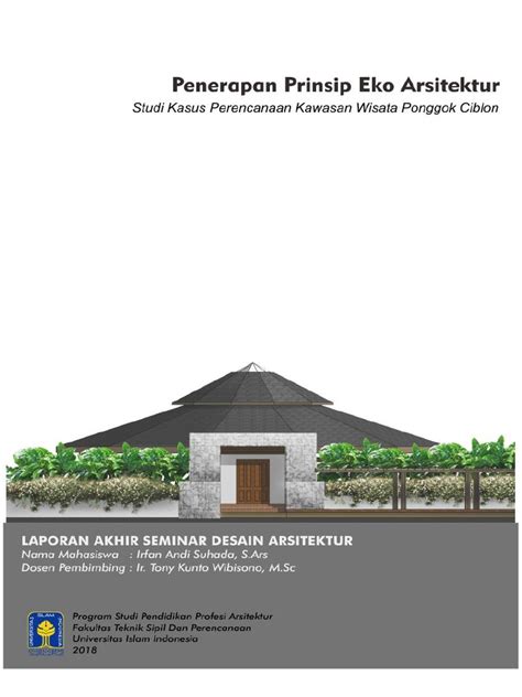 Penerapan Prinsip Eko Arsitektur Studi Kasus Perencanaan Kampung Wisata