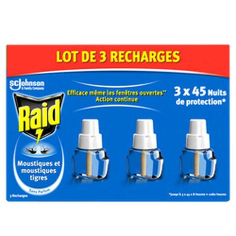 Recharge Liquide Pour Diffuseur Lectrique Anti Moustiques Raid X