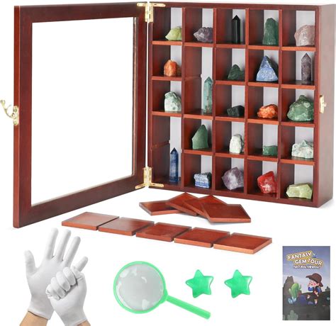 Rock Collection Box For Kids Rock Collection Display Case