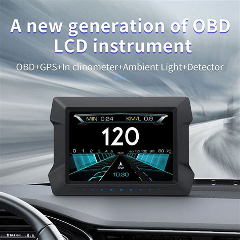 Universal P22 Dual System Hud OBD2 GPS Head Up Display Speedometer