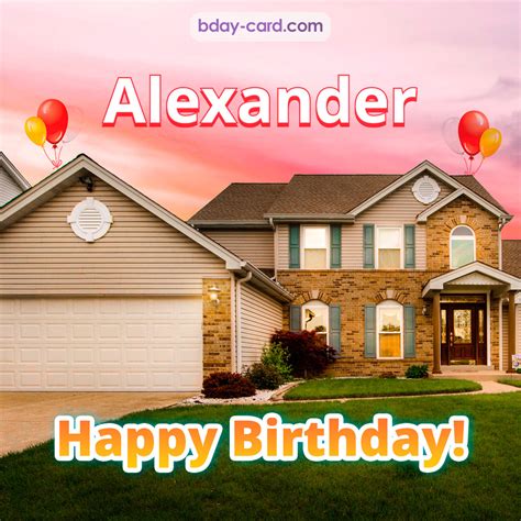 Birthday images for Alexander 💐 — Free happy bday pictures and photos ...