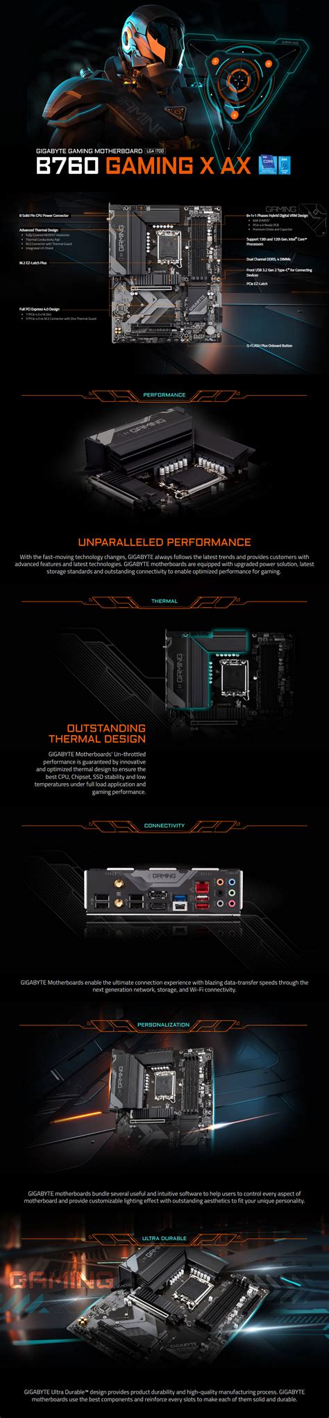 Gigabyte B Gaming X Ax Lga Ddr Atx Motherboard Ga B Gaming