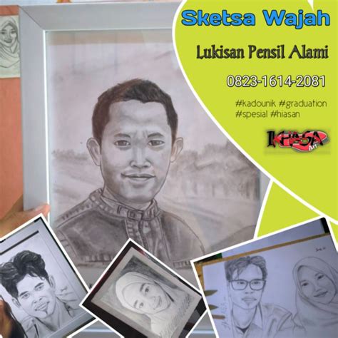 Jual Sketsa Wajah Lukisan Pensil Shopee Indonesia