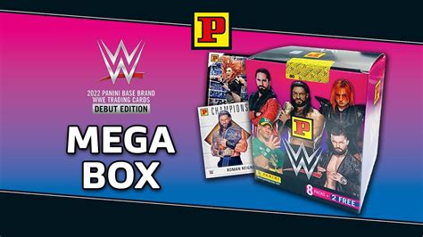 2022 PANINI Base Brand WWE Debut Edition Trading Cards MEGABOX YouTube