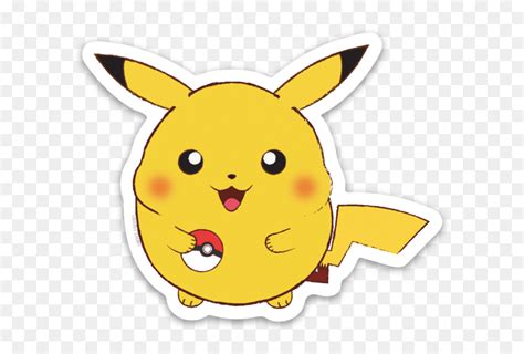 Enthusiastic Pikachu Sticker Cute Kawaii Drawings Cute 40 Off