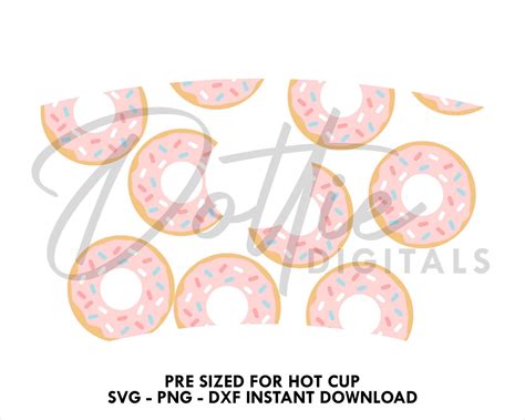 Dottie Digitals Starbucks Hot Cup SVG Festive Cup Svg PNG DXF