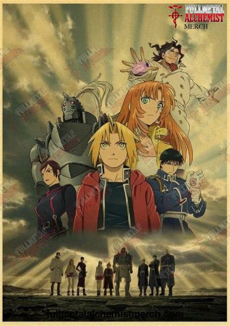 2020 Fullmetal Alchemist Kraft Paper Poster - Fullmetal Alchemist Merch