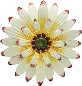 Amazon Juegoal Large Metal Flower Wall Art Inspirational Daisy