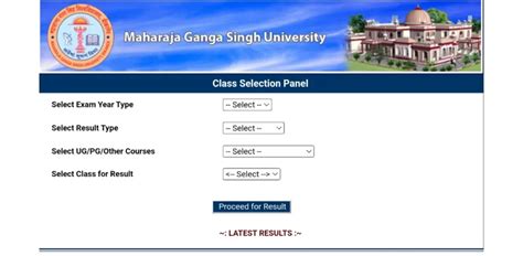 Mgsu Result For Ba Bsc Bcom Ma Msc Mcom Out