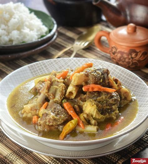 Tengkleng Kambing Lezat Istimewa Praktis Resep Resepkoki