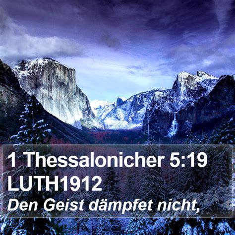 Thessalonicher Luth Den Geist D Mpfet