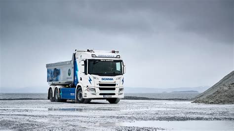 Tonne Electric Scania Truck Helps Verdalskalk Cut Co Emissions