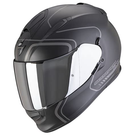 Casco Scorpion Exo West Matt Black Silver Motomania