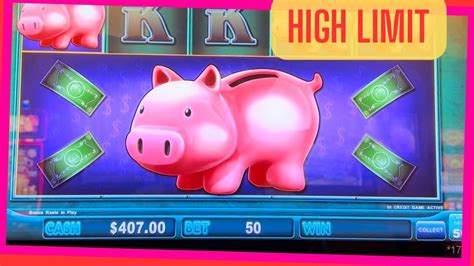 High Limit Piggy Bankin Jackpots Bonus After Bonus Youtube