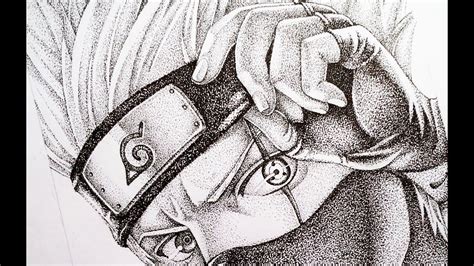 Most Detailed Art Kakashi Drawing Naruto Youtube