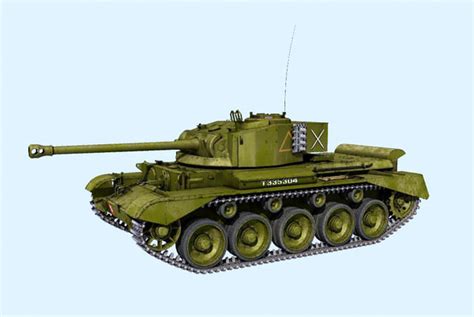 british comet tank 3d model