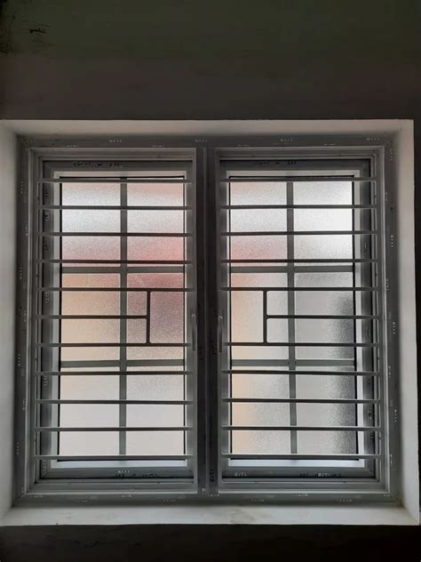 UPVC Glass Grill Window At Rs 550 Sq Ft Unplasticized Polyvinyl