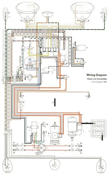 1970 Vw Beetle Electrical Wiring Diagram