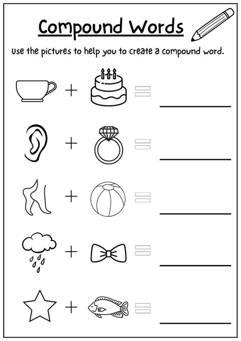 023 50 Engaging Compound Words Worksheets For Kids Compound Words