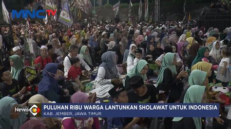 Cawapres Perindo Mahfud Md Dan Hary Tanoesoedibjo Hadiri Selawat