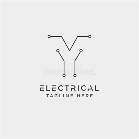 Connect or Electrical Y Logo Design Vector Icon Element Isolated Stock ...