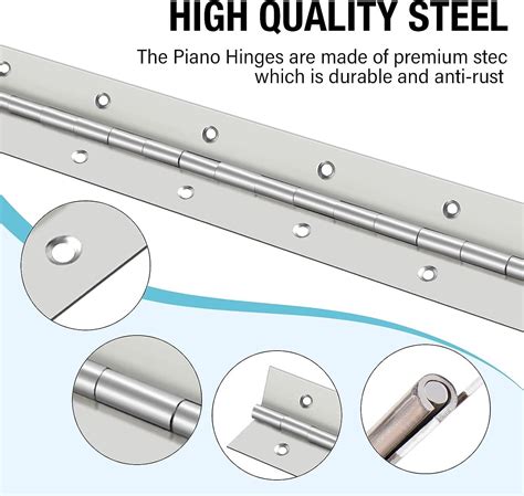 Inch Heavy Duty Stainless Steel Piano Hinge With Screws Smooth