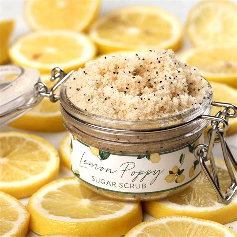 Lemon Poppy Seed Sugar Scrub Kit Bramble Berry