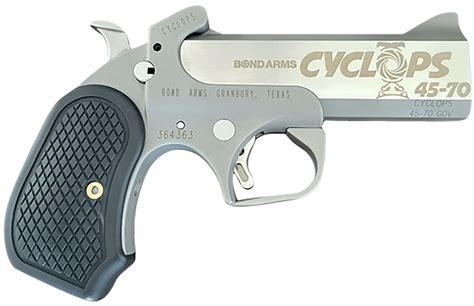 Bond Arms BACY Cyclops 45 70 Gov 1rd Shot 4 25 Stainless Stainless