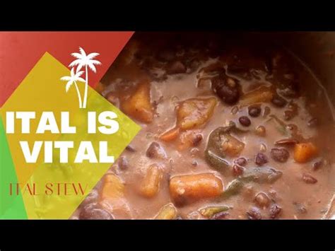 Jamaican Ital Stew Peas Recipe Krave With Me Youtube