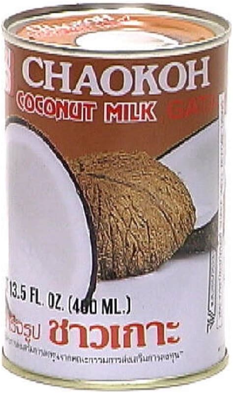 Chaokoh Coconut Milk 13 5 Fl Oz Pack Of 8 Grocery And Gourmet Food