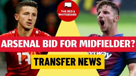 ARSENAL TRANSFER NEWS GUNNERS MAKE BID FOR MIDFIELDER RED