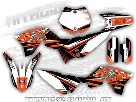 NitroMX Graphic Kit For KTM SX 65 SX65 2009 2010 2011 2012 2013 2014